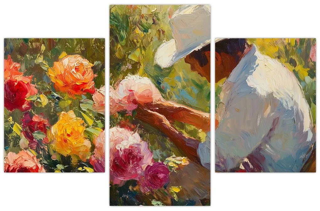 Obraz - Záhradník (90x60 cm)