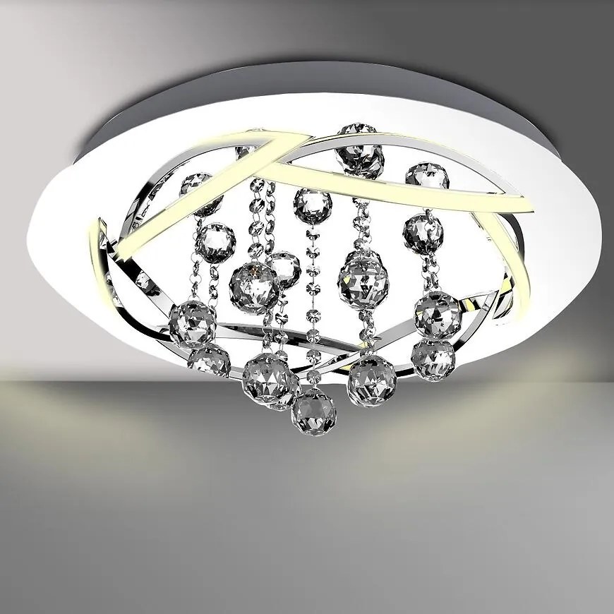 Stropné svietidlo A0016-160 Korfu 50 30 W LED chróm 4000 K