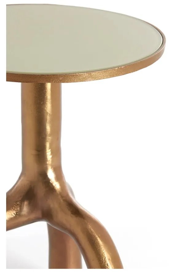 Kovový okrúhly odkladací stolík ø 40,5 cm Mello – Light &amp; Living