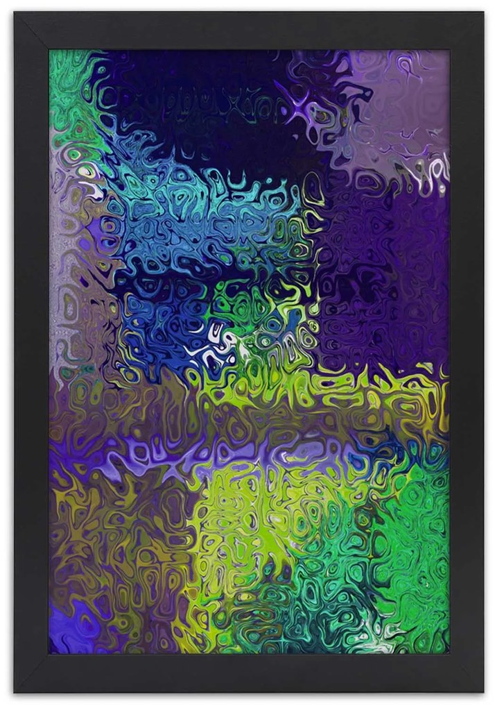 Gario Plagát Fialová abstrakcia Farba rámu: Bez rámu, Rozmery: 70 x 100 cm