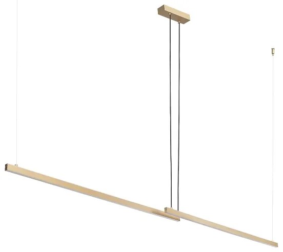 Argon 8839 - LED Luster na lanku MIAMI LED/74W/230V 3000K zlatá