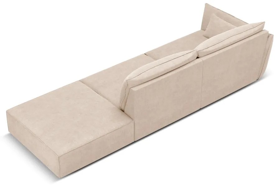 Béžová leňoška (ľavý roh) Vanda – Mazzini Sofas