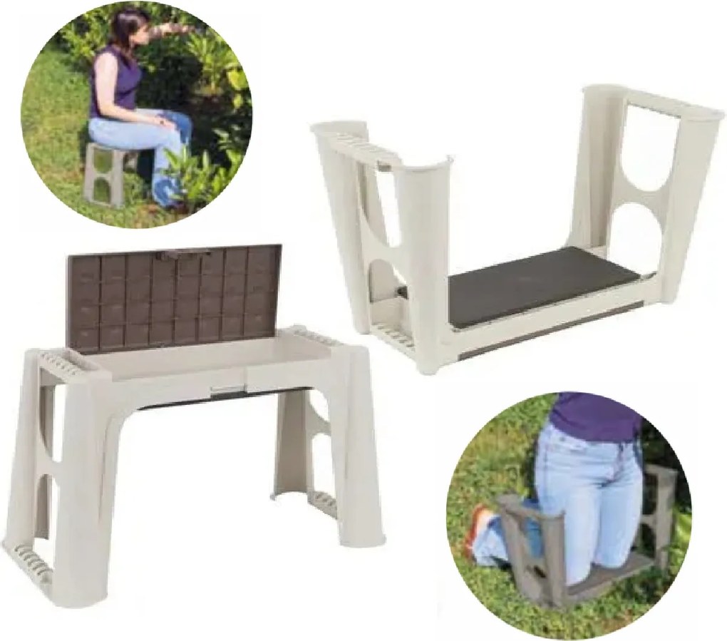 ARTPLAST Multifunkčná záhradná stolička 580x290x370 mm