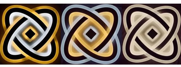 Ecolite WALP17-90W/LED - LED Stmievateľné stropné svietidlo ECHO LED/90W/230V + DO