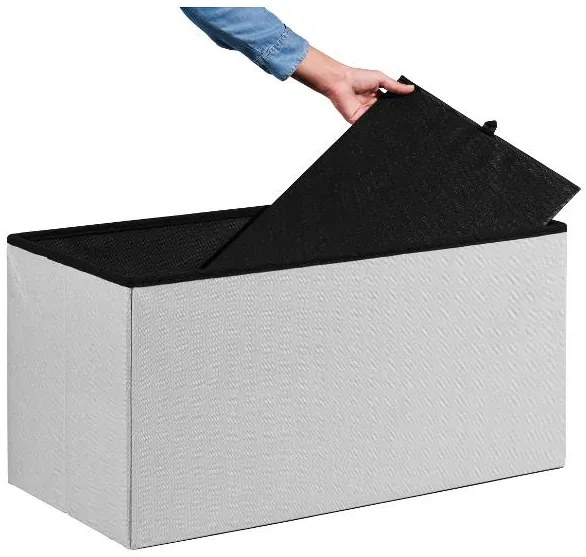 Livarno home Lavica s úložným priestorom (bledosivá)  (100393705)