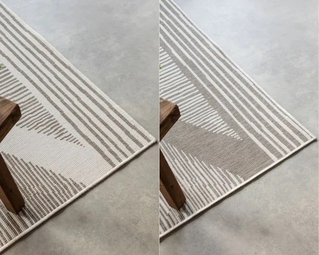Obojstranný koberec Elle Decoration GEMINI Rhombus linen