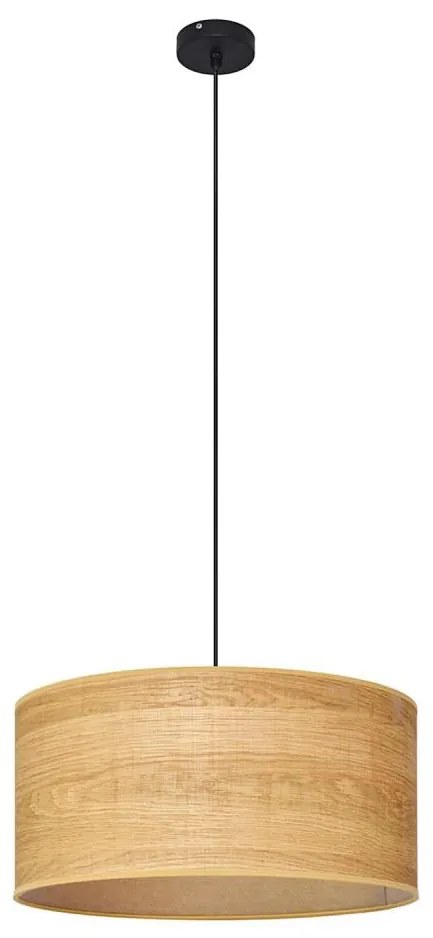 Luster na lanku ALBA 1xE27/15W/230V pr. 40 cm hnedá/čierna