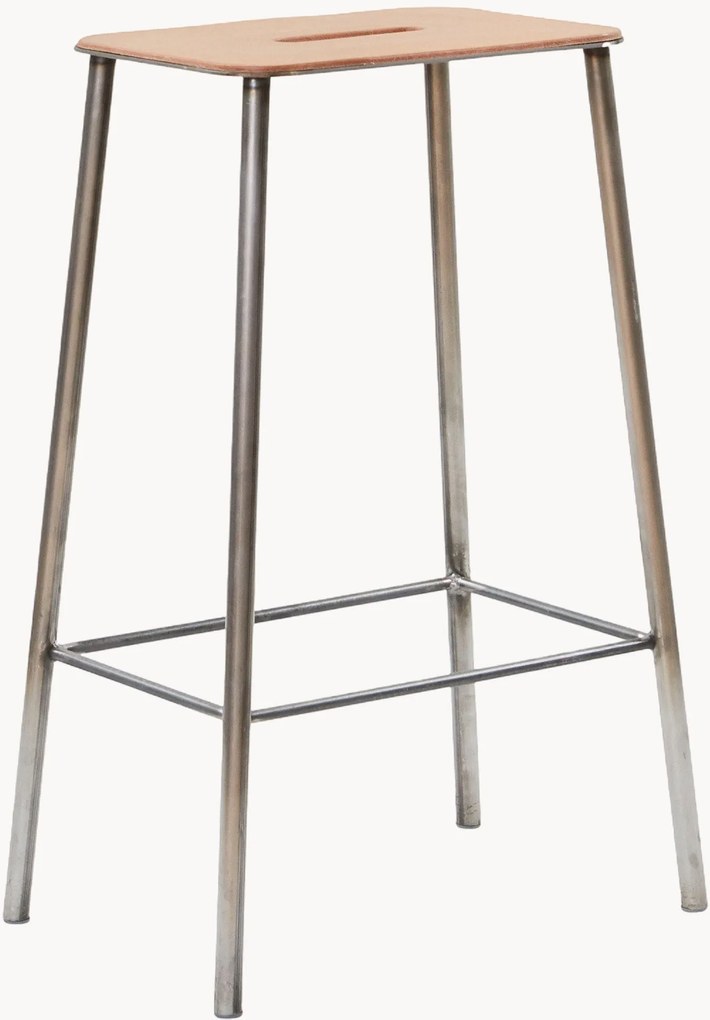 Kožená barová stolička Adam