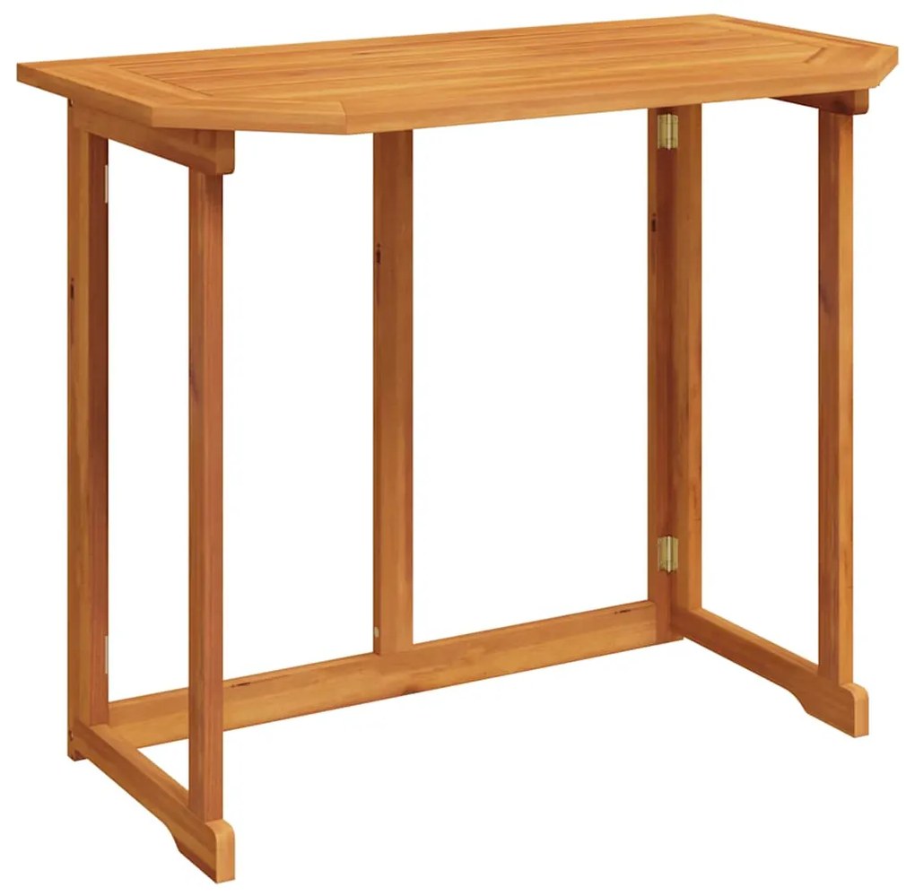 vidaXL Bistro stolík 90x50x75 cm, akáciový masív