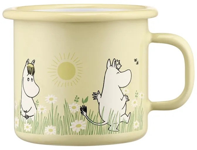 Hrnček Moomin Meadow 0,25l, smalt / žltý