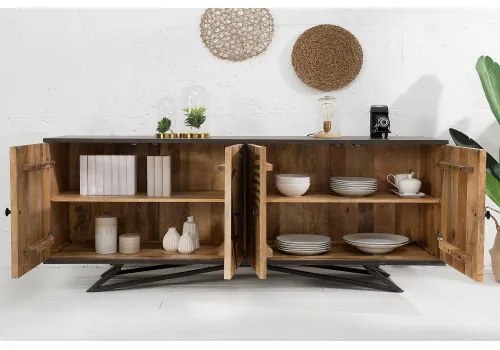 Komoda 38728 175cm Drevo Mango  - Komfort-nábytok