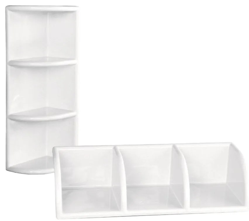 Rohová kúpeľňová polica 535-00