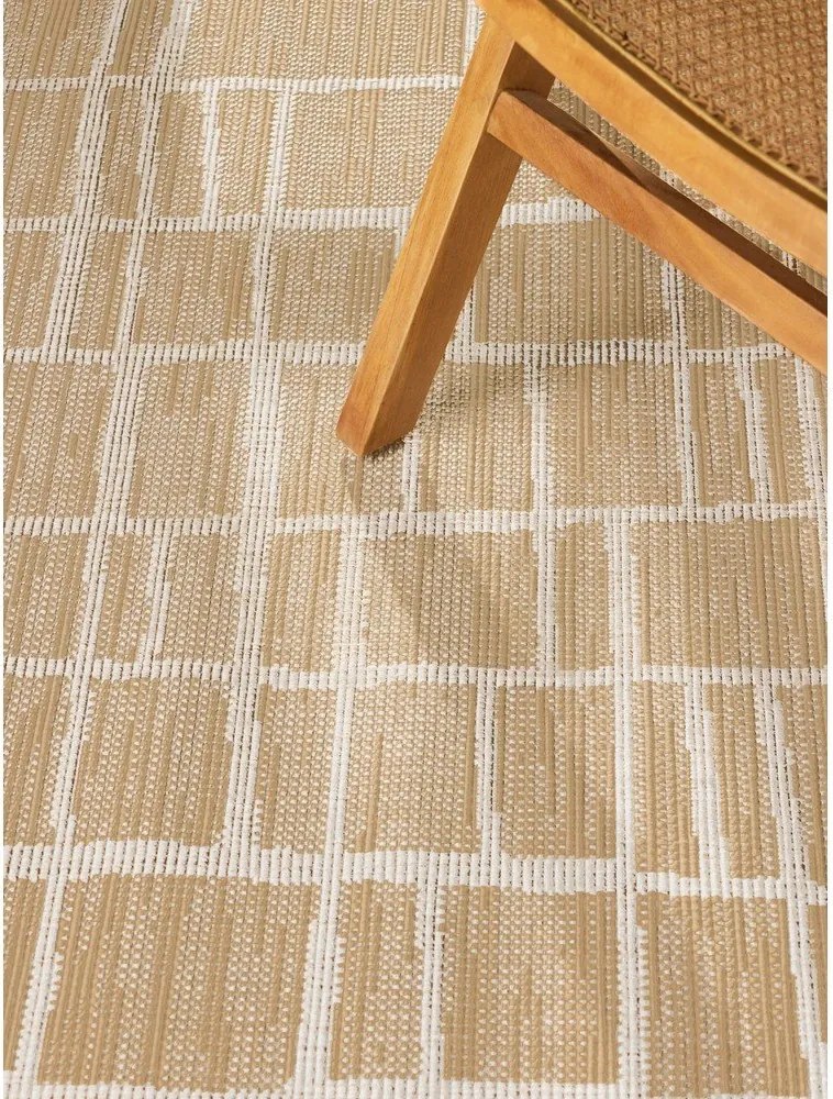 Krémovobiely/v prírodnej farbe okrúhly vnútorný a vonkajší koberec ø 200 cm Haringey Crouch – Ted Baker