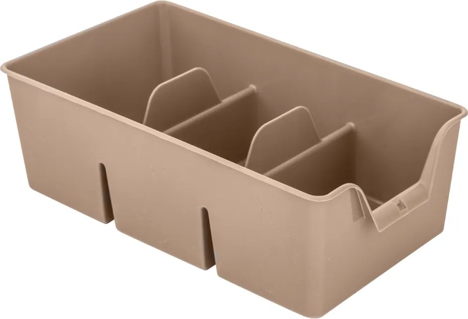 Organizér na korenie vo vrecúškach, zásobník, BEN3 - mocha, 20x14x8