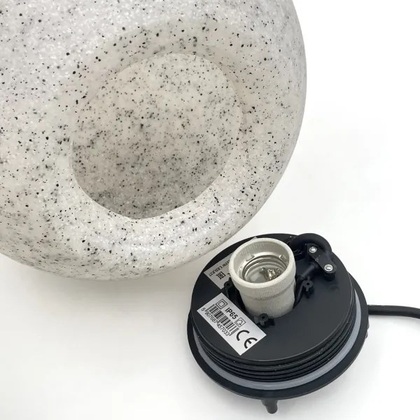 Vonkajšie dekoratívne svietidlo LUMISTONE 1xE27/15W/230V IP65, priemer 25 cm