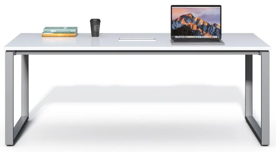 Rokovací stôl Houseland Prime Meet 01 200 cm biely