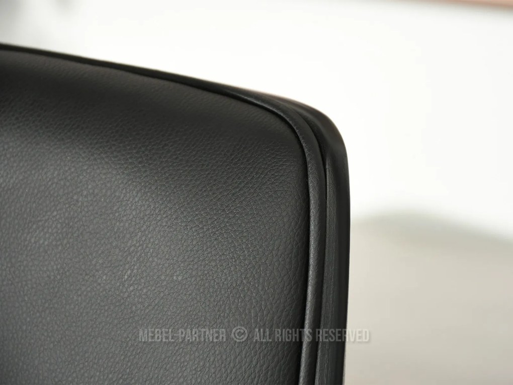 Kreslo Lionel (čierna + chrómová). Akcia -35%. Vlastná spoľahlivá doprava až k Vám domov. 1110517