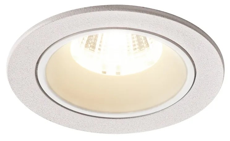Stropné svietidlo SLV NUMINOS® DL S vnitřní LED zápustné stropné svietidlo biela/biela 4000 K 55° včetně listových pružin 1003836