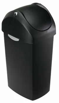 Simplehuman Odpadkový kôš, 60 l, čierna, 60 l