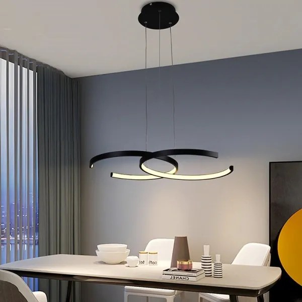 LED Stmievateľný luster na lanku LED/50W/230V 3000-6500K + DO