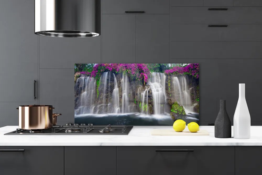 Nástenný panel  Vodopád príroda 125x50 cm