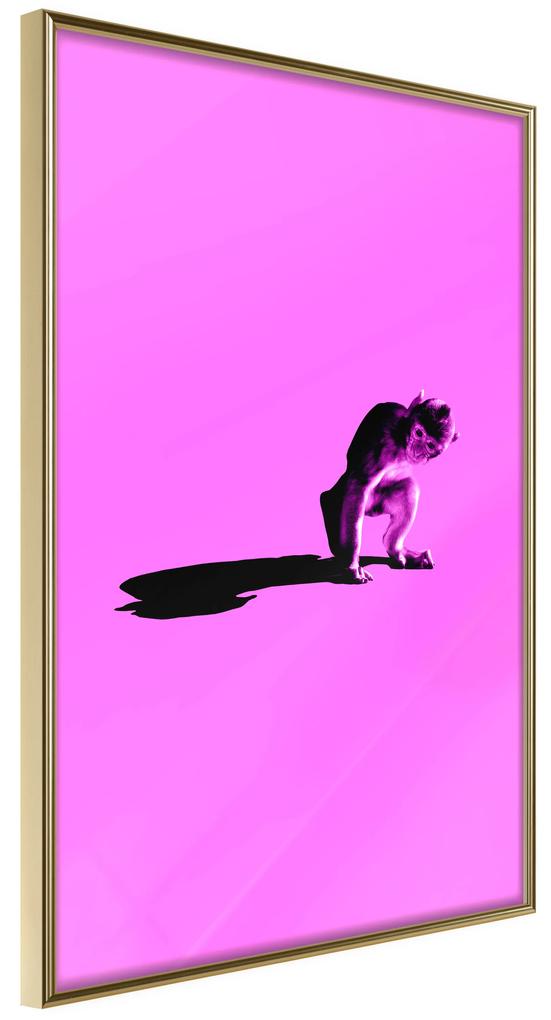 Artgeist Plagát - Little Monkey [Poster] Veľkosť: 20x30, Verzia: Čierny rám