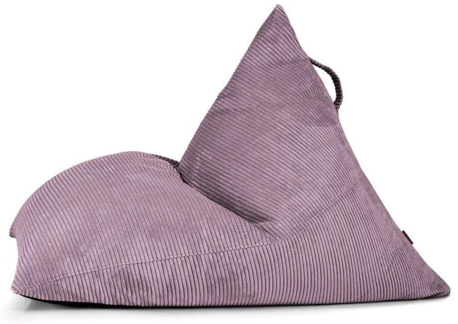 Fialový menčestrový sedací vak Razz – SLOWDOWN