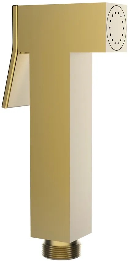 Sapho Sapho, Bidetová sprcha hranatá, zlatá matná, BS129GB