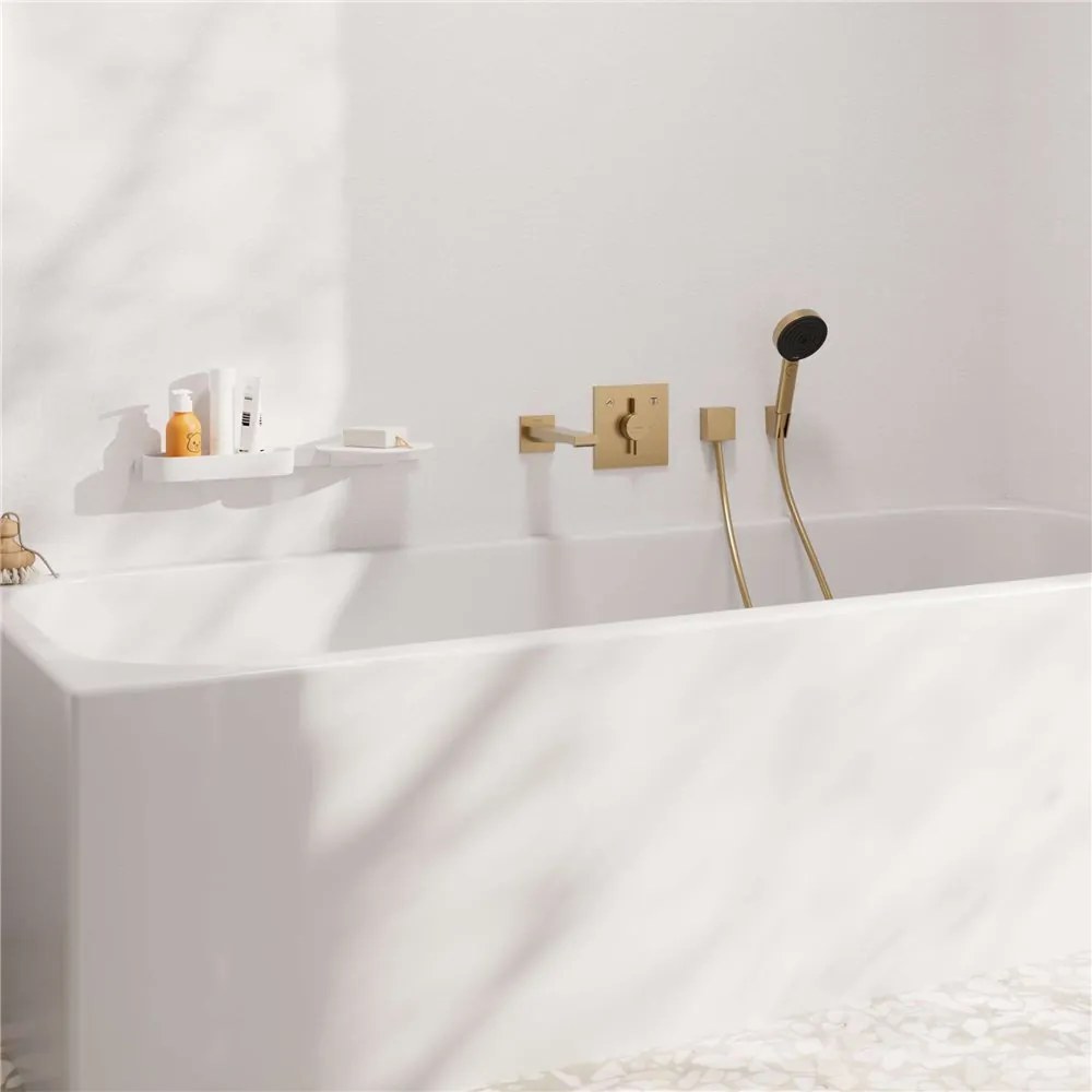 HANSGROHE DuoTurn E batéria pod omietku pre 2 spotrebiče, kartáčovaný bronz, 75417140