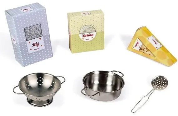 Janod - Drevená kuchynka s LED doskou MOZAIC 2xLR6