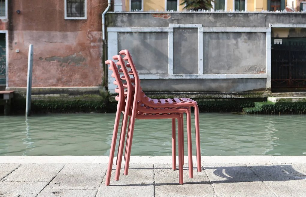 Stima plastová venkovní stolička DOGA Vyberte variant ->: Cappuccino - béžová