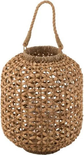 Závesná lampáš z vodného hyacintu Lena - Ø 31,5 * 41 cm