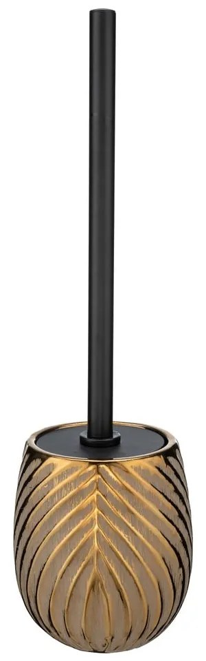 Keramická WC kefa v zlatej farbe Idro – Wenko