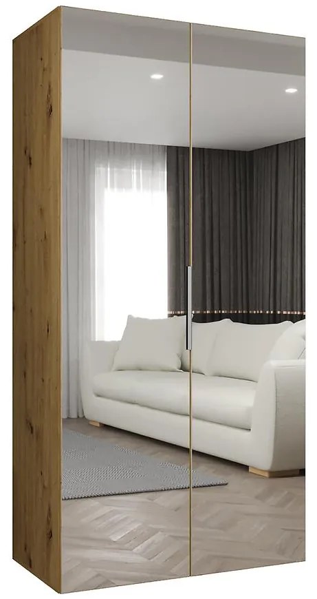 Skriňa Marbella III 100 artisan strieborný