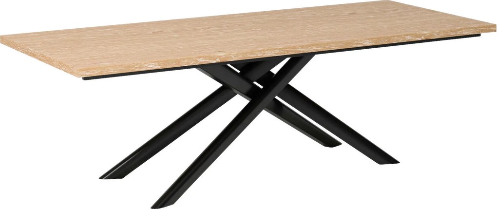 XXXLutz JEDÁLENSKÝ STÔL, buk, divoký dub, čierna, farba duba, 240/100/75 cm Joop! - Stoly - 002408028311