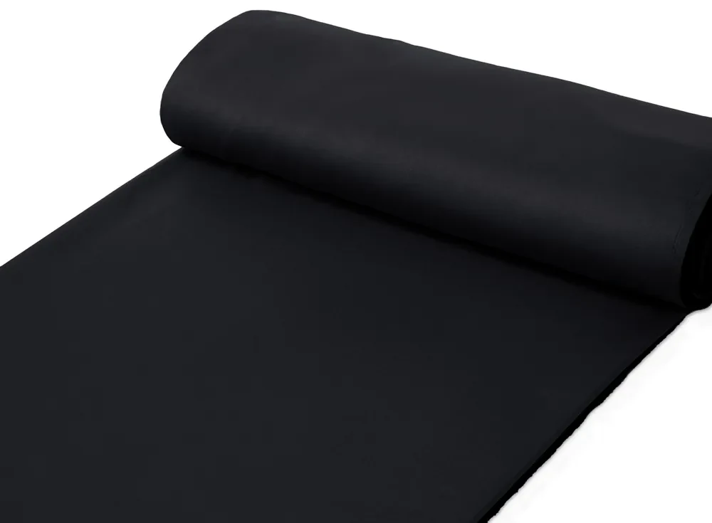 Biante Dekoračný okrúhly obrus BKS-410 Čierny Ø 140 cm