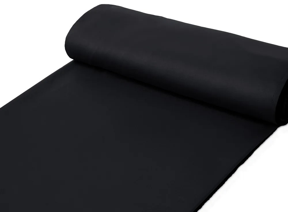 Biante Dekoračný oválny obrus BKS-410 Čierny 120x200 cm