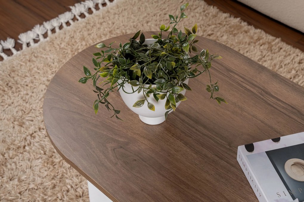 Sable - Walnut, White