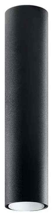 Sollux SL.1002 - Bodové svietidlo LAGOS 1xGU10/10W/230V 40 cm čierna