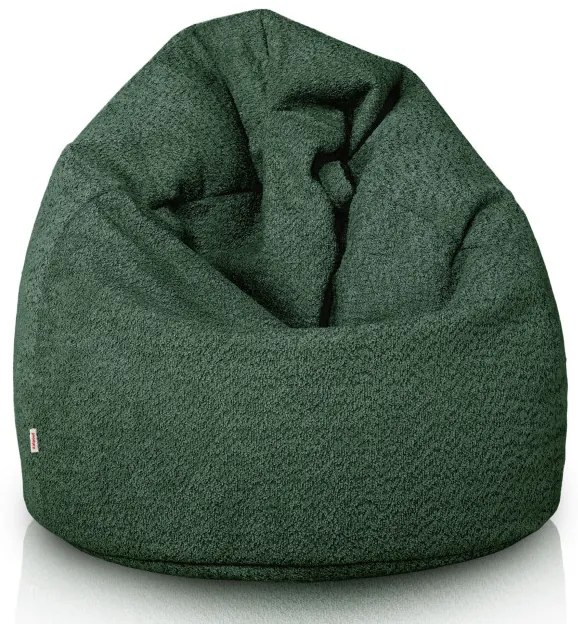 Sedací vak SAKO tmavozelený bouclé