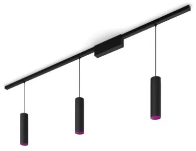 Philips - SADA 3x LED RGBW Stmievateľný luster do lištového systému Hue LED/15,6W/230V