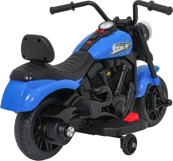 Elektrická motorka STAR modrá