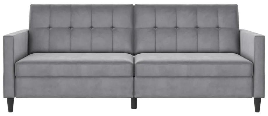 Svetlosivá zamatová pohovka 203 cm Hartford – Støraa