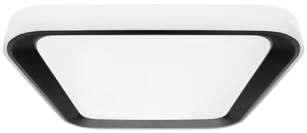 Stropné LED svietidlo Quadro, 1x LED 38w, 3000-6000k, b, s ovládačom