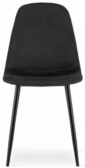 Set dvoch jedálenských stoličiek COMO čierne (2ks)