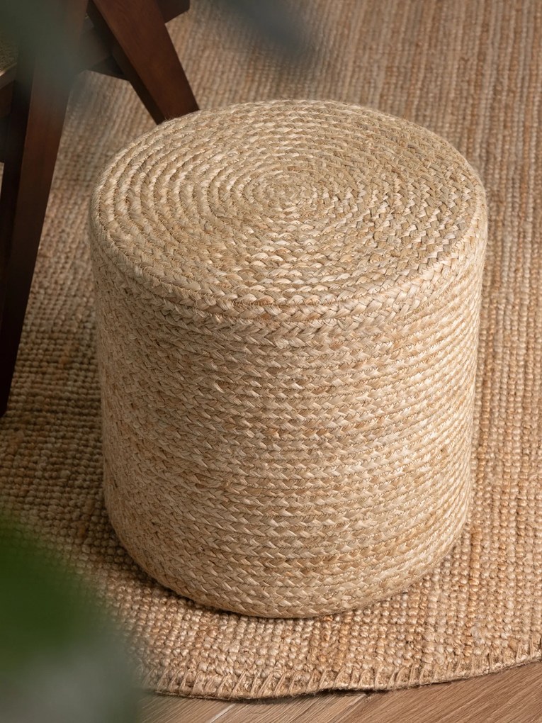 Sedací vak JUTTA POUF 106234 Beige - 40x40 cm Hanse Home