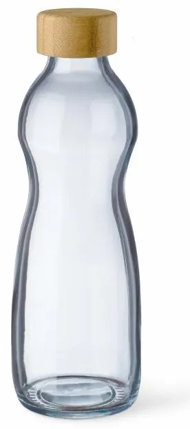 SIMAX PURE SKLENENÁ FĽAŠA 750ML BAMBUSOVÉ VEKO