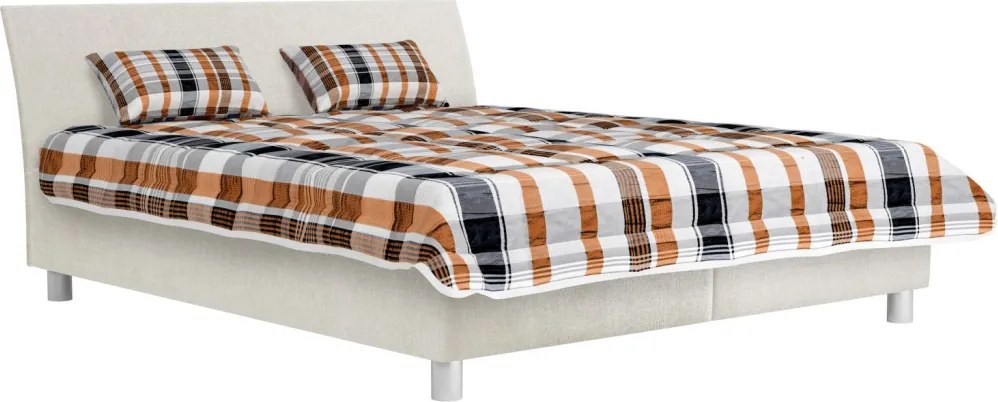 Posteľ Bali 180x200 cm, krémová látka