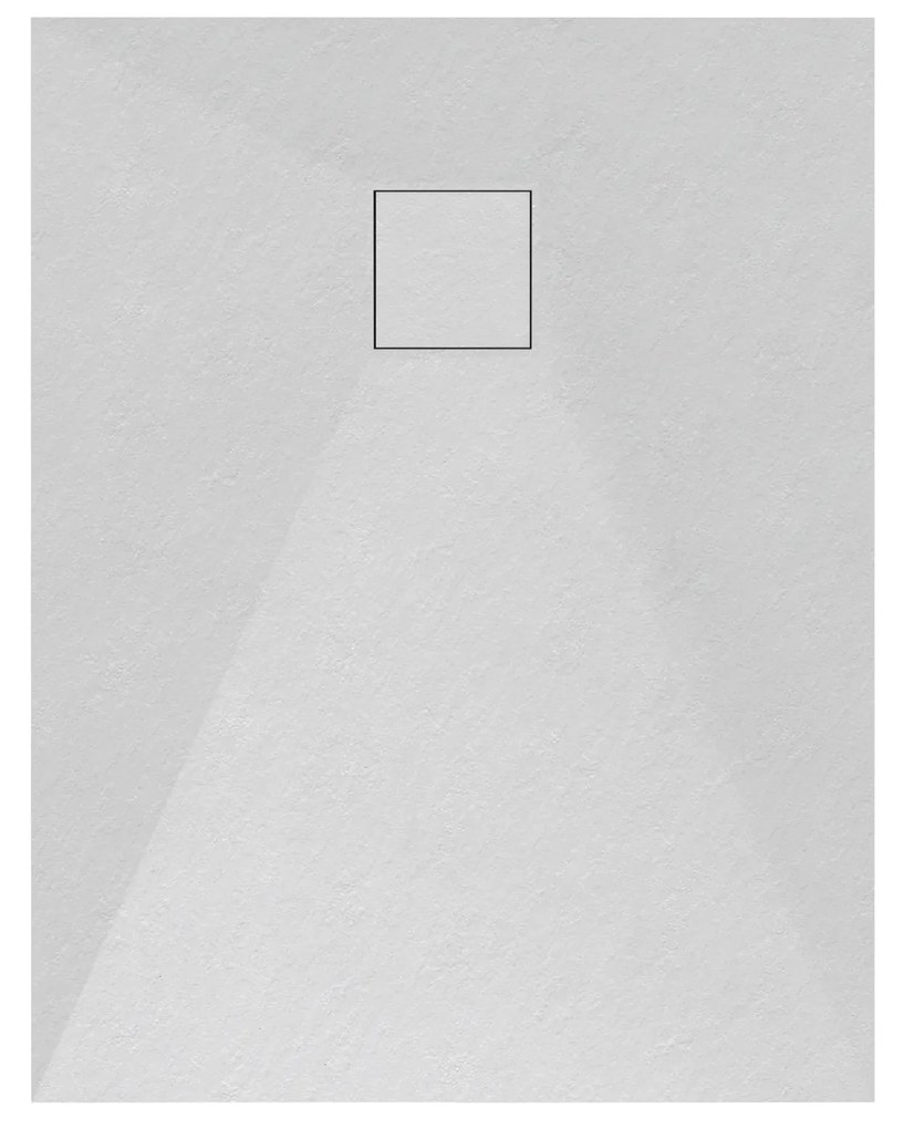 Gamma Erga Oldaf, SMC obdĺžniková sprchová vanička 70 x 100 cm, biela matná, ERG-GMA-OL-70100