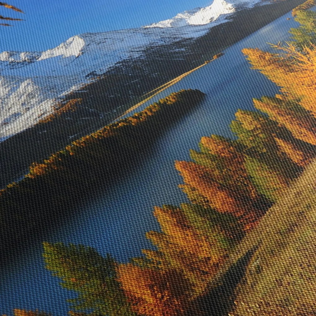 Obraz - Jeseň v Alpách (120x50 cm)